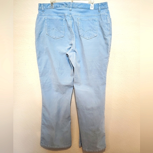 Vintage St. John's Bay Woman Baby Blue Courdory Pants - Picture 2 of 6